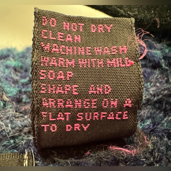 Vintage Sweater Vest by The Italian Mob Grandpa Sweater Unisex L 90’s Vintage - Picture 15 of 15